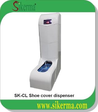SK-CL shoe cover dispenser with 200pcs shoe cover capacity