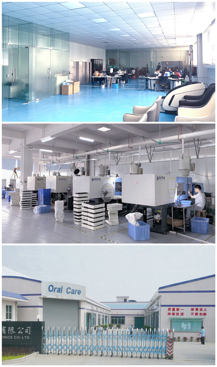 مصنع الصين مصنع فرشاة أسنان كهربائية صوتية مع قاعدة ، 3 أوضاع فرشاة أسنان كهربائية