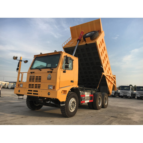 Howo 70 toneladas de mineração especial usada caminhão de dump