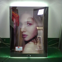 LED Advertising Magic Mirror Light Box with Sensor