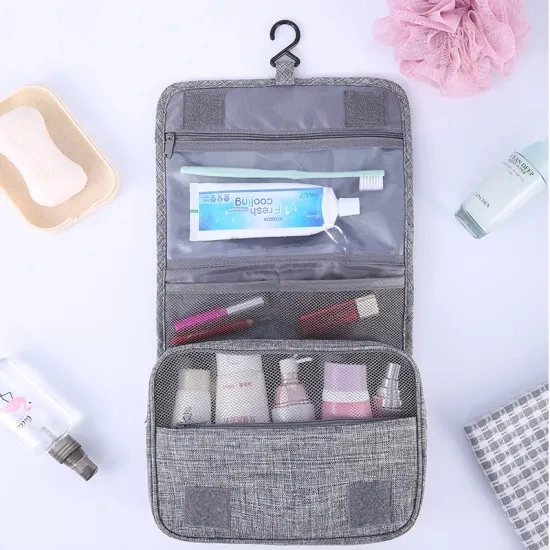 Multifunctional Foldable Hanging Travel Toiletry Bag Portable Travel Organizer Bag Big Size Cosmetics Bag