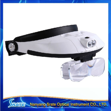 Headband LED Lamp Light Illuminating Magnifying Glass