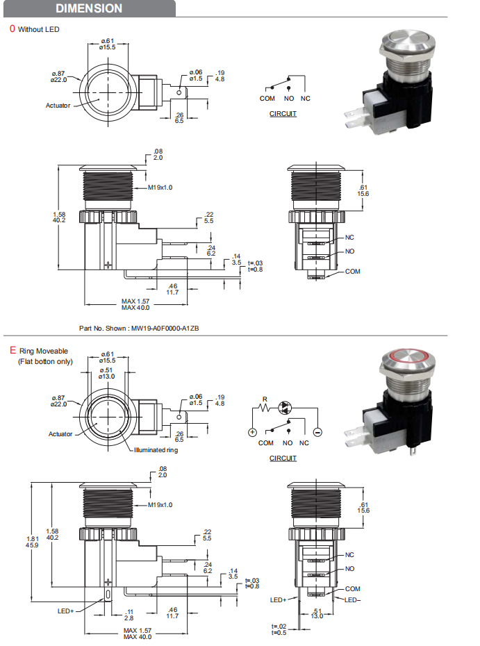 Anti-vandal Switch