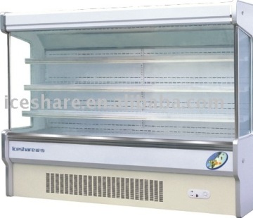 commerical utility integrated air curtained cabinet