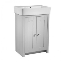 Grey 550mm Floorstanding bathroom Basin Unit