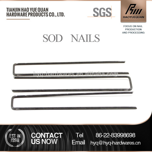 Ground cloth sod staples weedmat pins sod staples