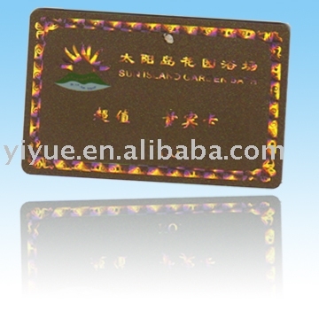 Laser card