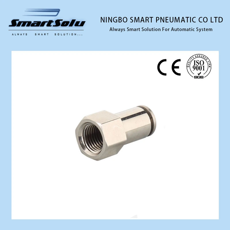 Silver Color Quick Pneumatic Brass Fitting Metal Fitting