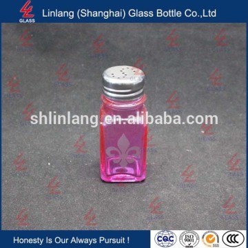 Wholesale Manufacturer Glass Bottle Colored Seasoning Glass Bottle