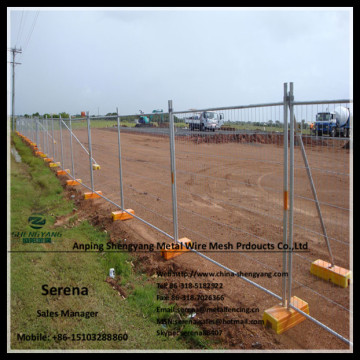movable hot galvanized construction site temporary fencing