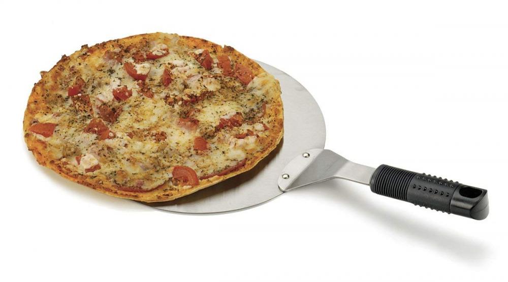 Rostfritt stål Pizza Spatel Med Handtag Bakeware Verktyg