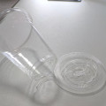 12oz Clear PLA Plastic Cold Cup Dome/Flat Lid