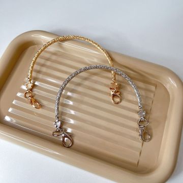DIY Bag Handles: Silver and Gold Crystal Rhinestone Purse Strap Replacement