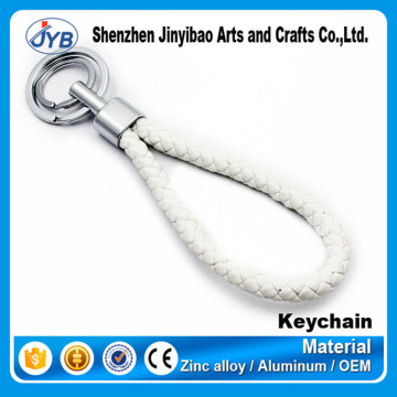 Cheap pen keychain gift sets custom plastic rope keyring spring coil key chain elastic ring keychain