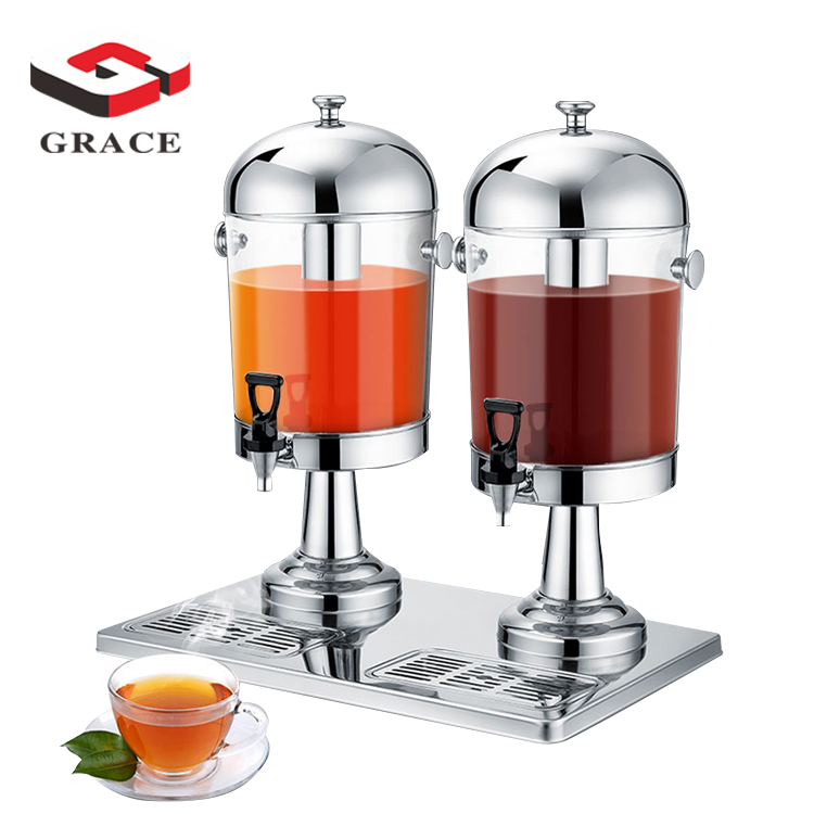 Commercial Beverage Juice Glass Drink Dispenser Stainless Steel 8L Cool Drink Single Juice Dispenser