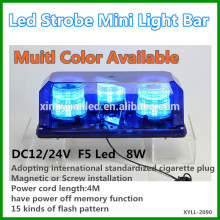 DC12V Led emergency warning mini strobe flash light bar 15.7" waterproof
