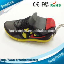 promotional usb flash drive items environmental protecte Silicone sneaker USB flash drive