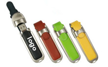 Luxury Leather USB Memory Stick 8GB with Emboss Logo