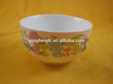 YF15073 water transfer print ceramic bowl