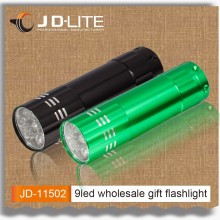 9 led Classic most powerful led light wholesale led flashlight aluminum led flashlight