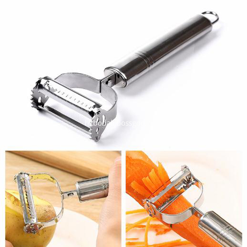 Kitchen gadget stainless steel peeler