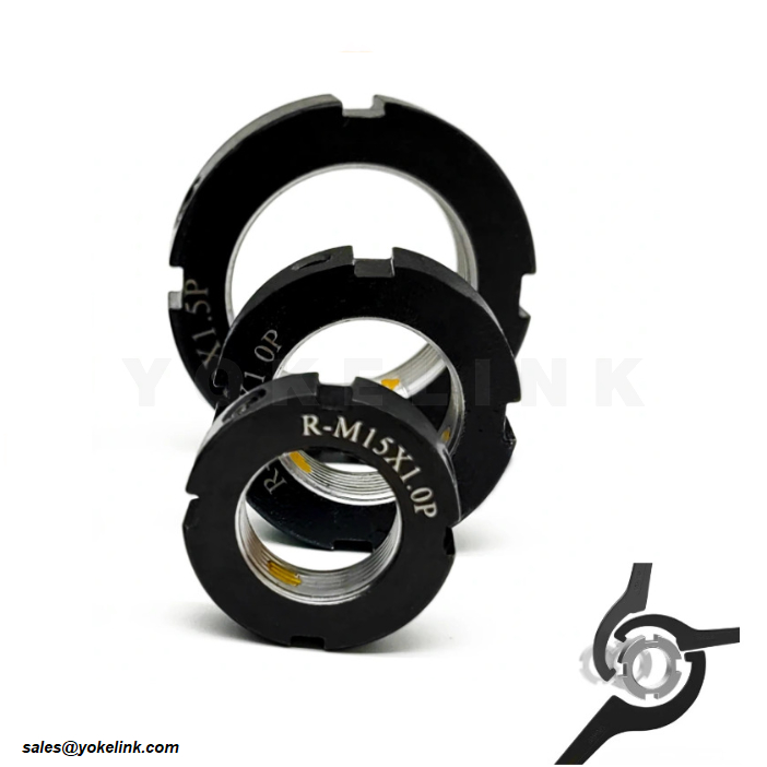 Gred Industrial DIN 981 GB812 Precision Locknuts Kacang Pengunci Aksial (5) Industrial Grades DIN 981 GB812 Precision locknuts Axial Locking Nuts (5)