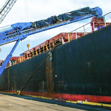 High Efficiency Mobile Ship Loader