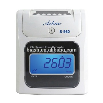 Time Recording Time Attendance Time Management Time Recorder Time Clock S-960