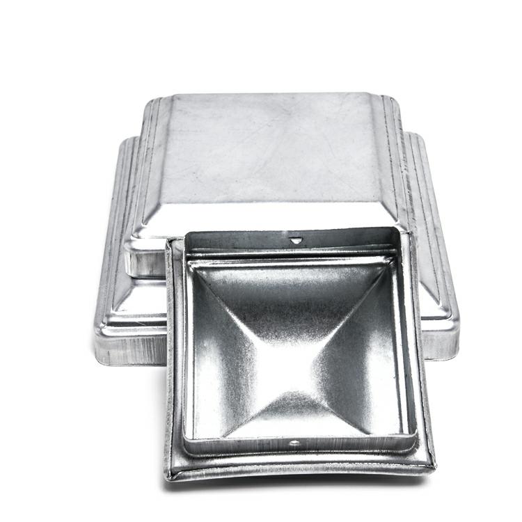 Square Type Stainless Steel Fence Post Cap