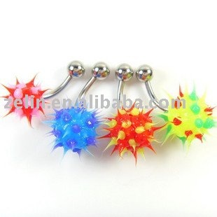 beautiful silicon piercing jewelry,body piercing navel ring jewelry