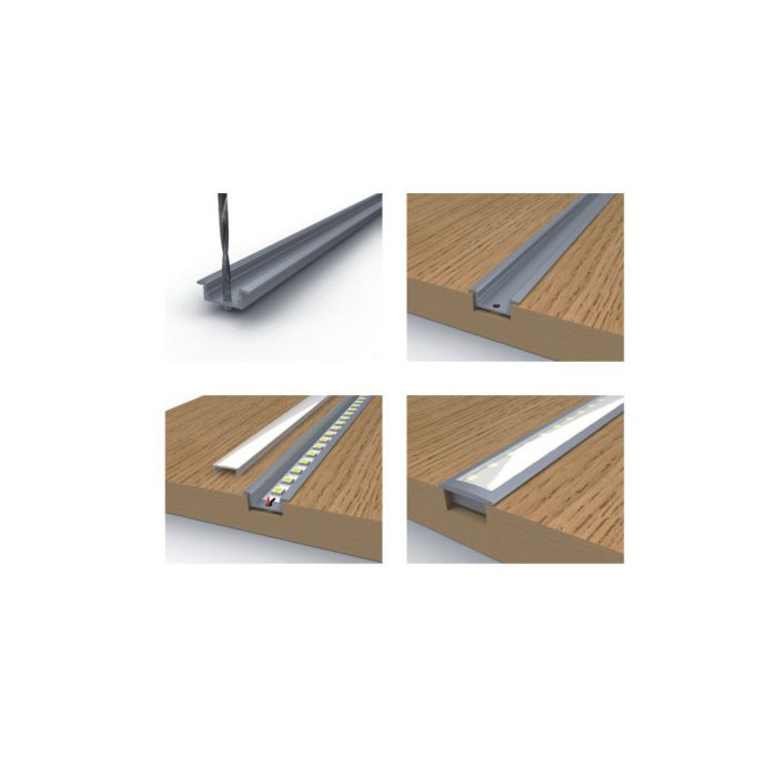 Recessed Warm White Linear LightofLinear Light LED