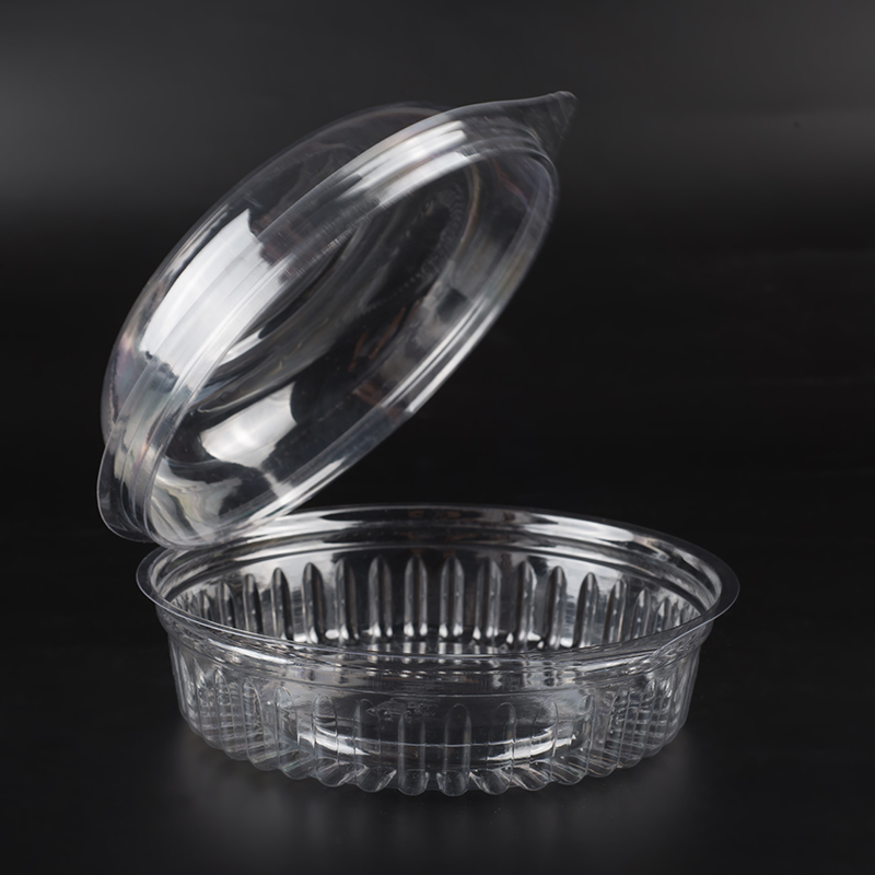 Lowest price wholesale plastic disposable food container with dome lid