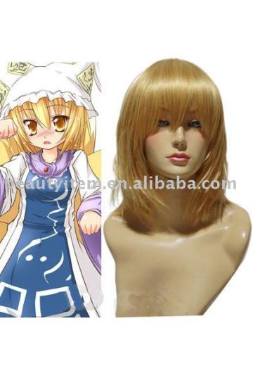 Touhou Project Yakumo Ran Cosplay Wig