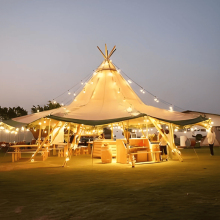 Outdoor Luxury Glamping Tipi Tents: Perfect for Weddings, Events, and Safari Adventures