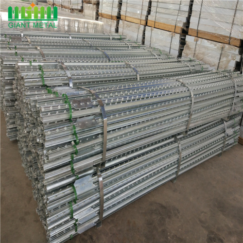 Postes de valla de metal galvanizado barato por mayor decorativo t