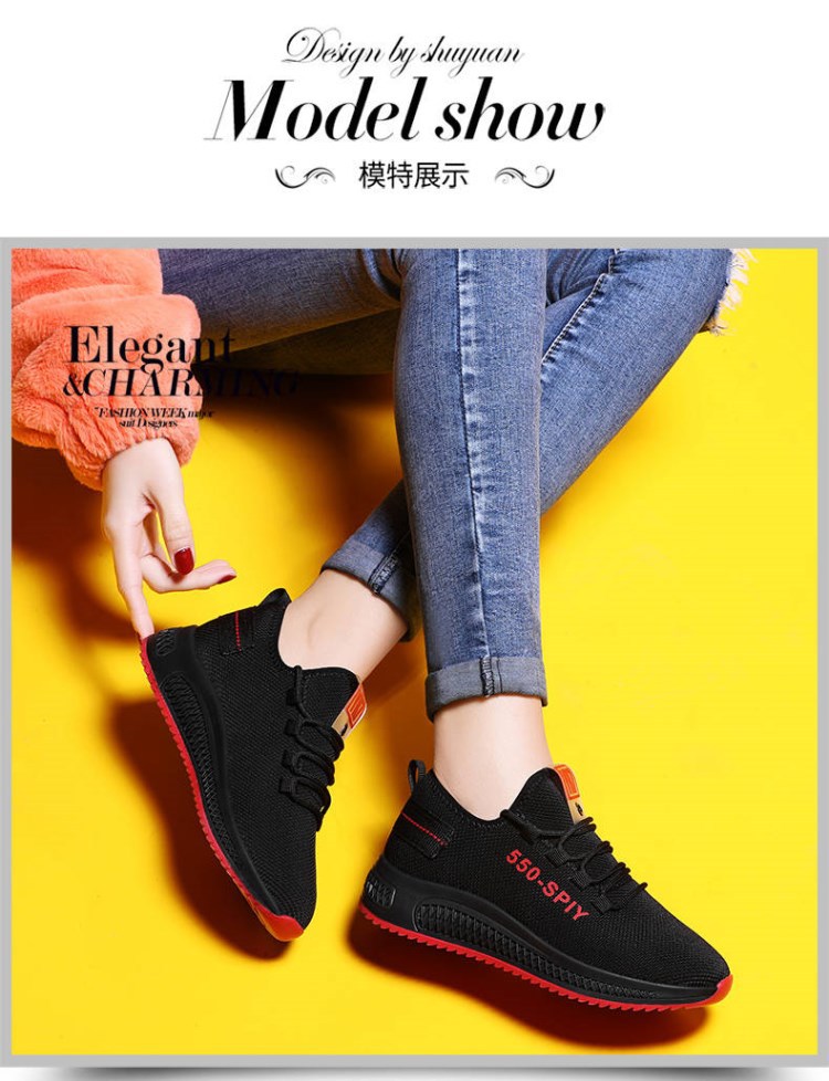 New Products to Sell Latest Flat Shoes for Women Cheap Price  Light Sport Shoes