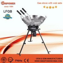 Carbon Steel Outdoor Cooking Wok Burn Kit