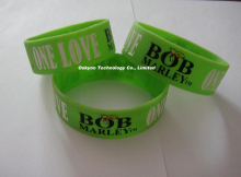 Bob Marley One World One Love Silicone Bracelet Wristbands