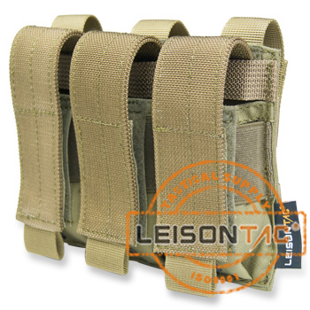 1000D Nylon Triple Pistol Magazine Pouch