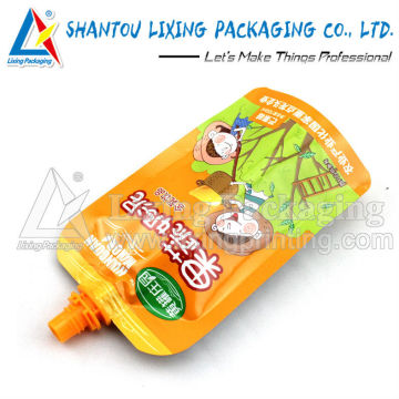 LIXING PACKAGING apple spout pouch, apple spout bag, apple pouch with spout, apple bag with spout, apple spout pouch bag