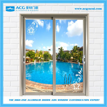 New products aluminum sale stainless steel grill sliding door