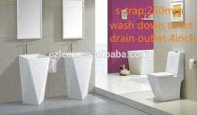 wash down closet ceramic toilet outlet 4inch