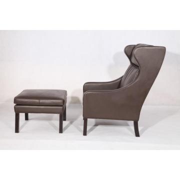Borge Mogensen 2204 lounge chair and ottoman replica