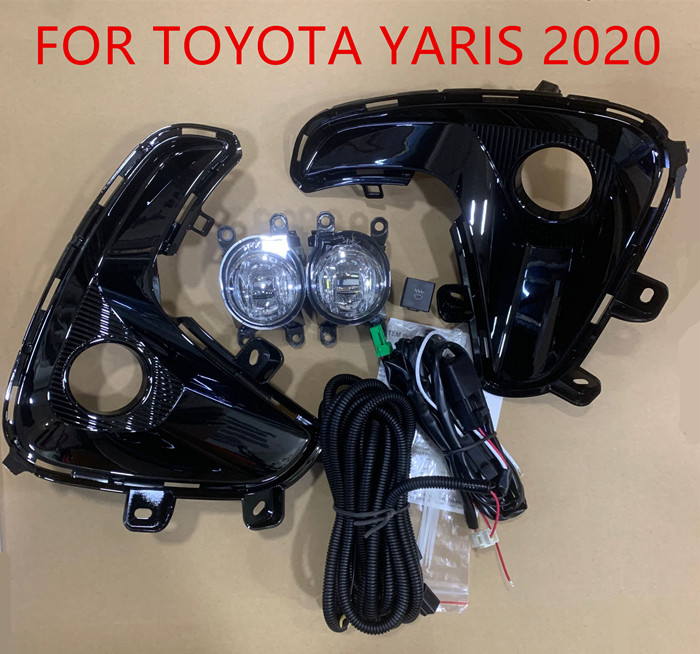 carway fog lights factory 2020 new for Toyota Yaris 2021 oem fog light
