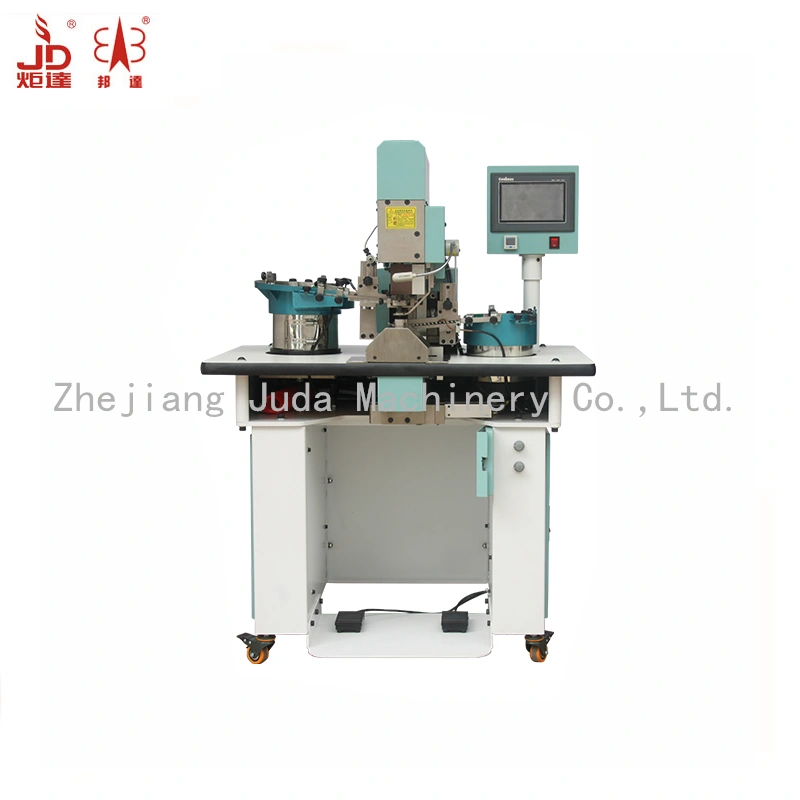 Automatic Punching and Snap Button Riveting Attaching Fastening Machine