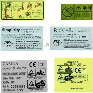 authentication double layer adhesive label