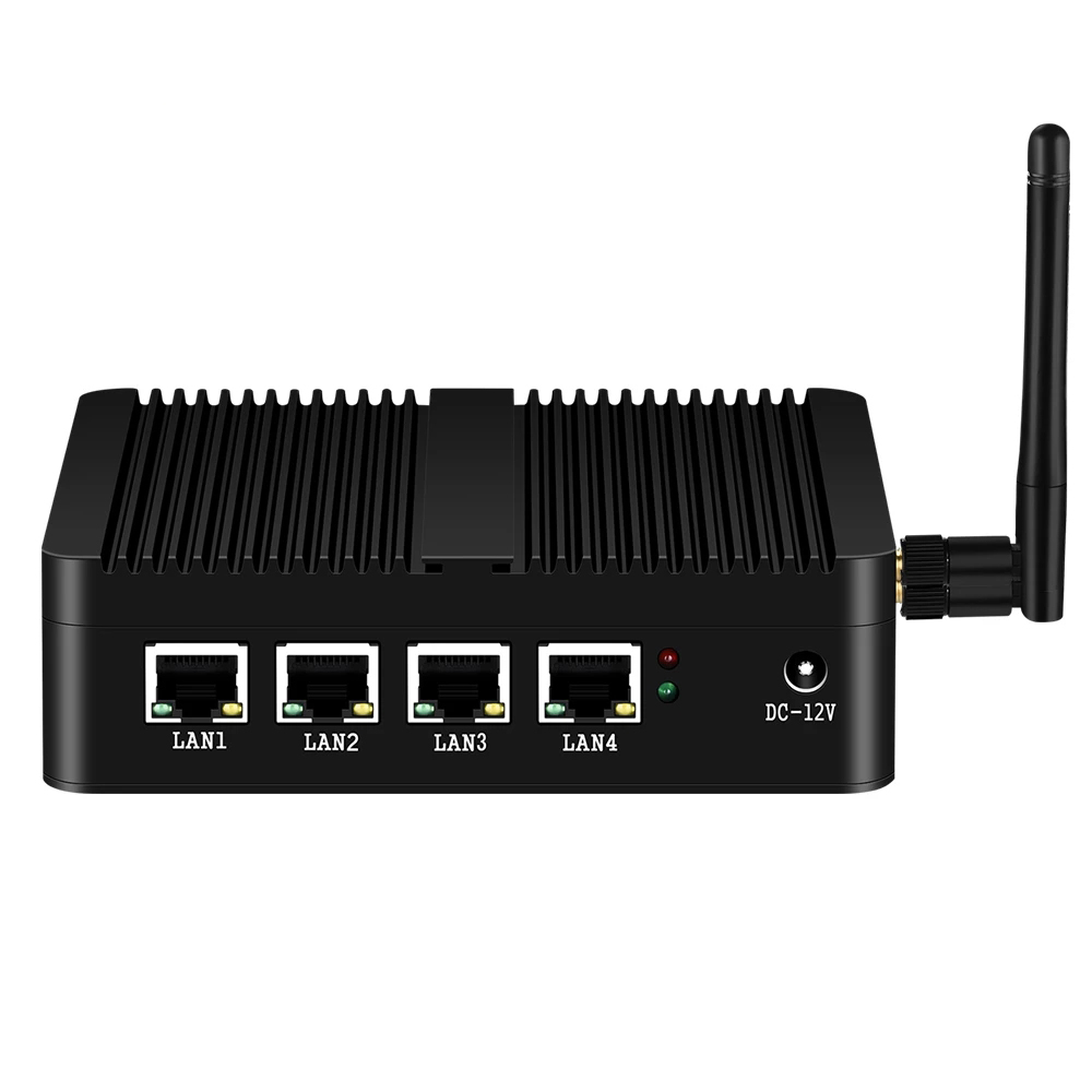 4 Gigabit LAN Firewall Mini PC J1900 Router