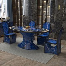 Modern ltalian Solid Wood Long Dining Table