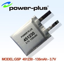 3.7v  451230/135mah Lithium Polymer Battery /lip/li-polymer/li-polymer Battery