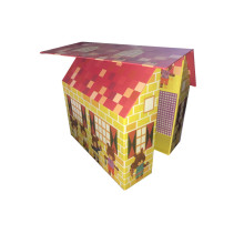 Cardboard house shape display box for packaging toys